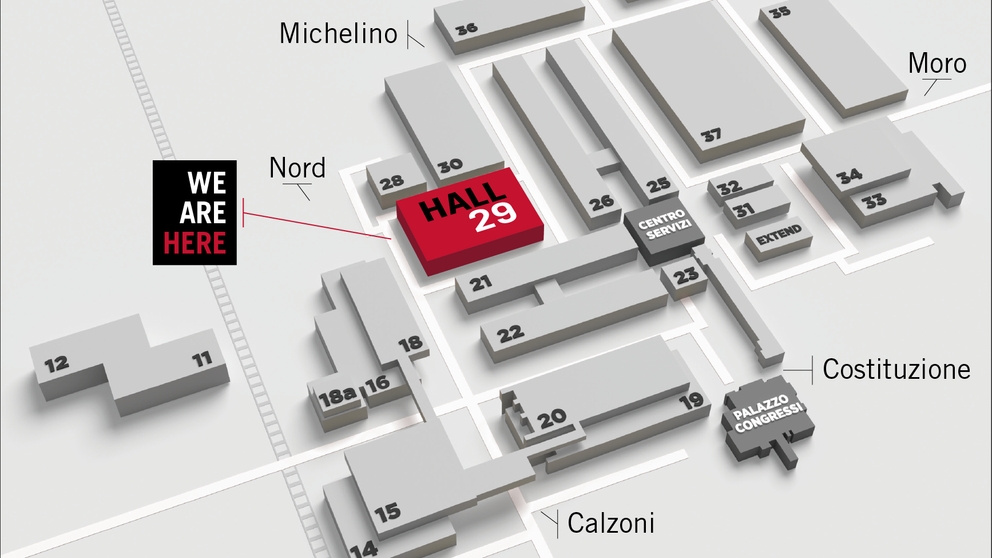 Map of EIMA fair 2026