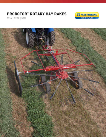 ProRotor™ Rotary Rakes - Brochure