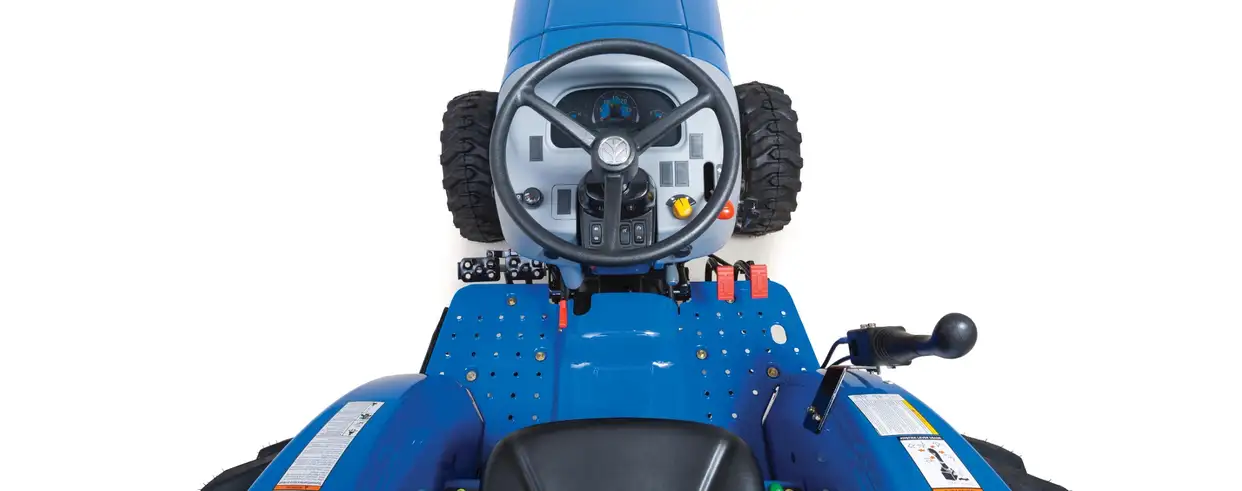 Bird's eye view of a WORKMASTER ROPS operating platform