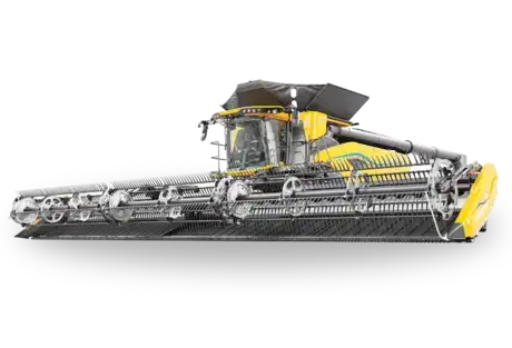 Macdon FlexDraper attached to New Holland Combine.