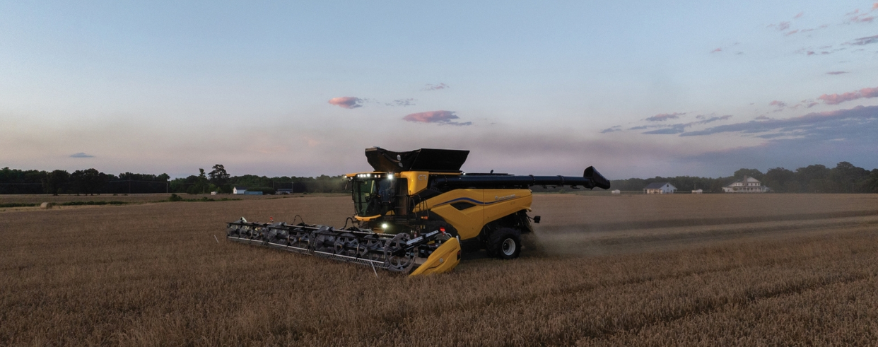 Next Generation CR Series combine in the field