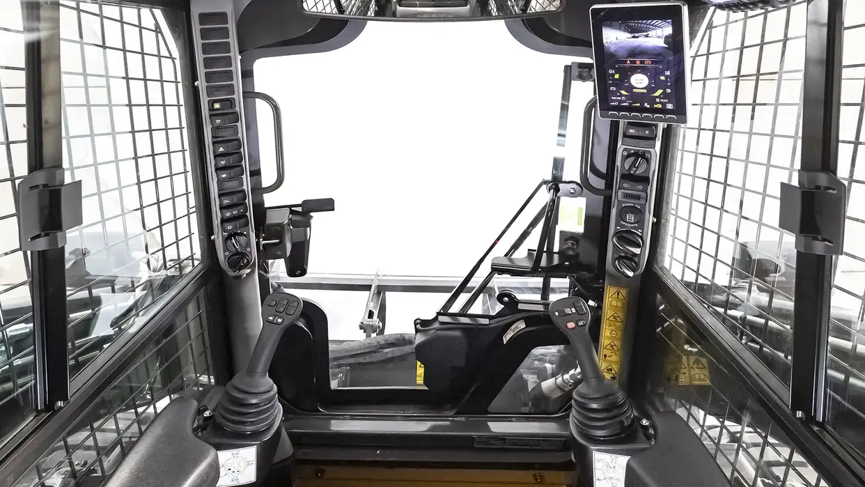 WORK COMFORTABLY IN ONE OF THE WIDEST CABS