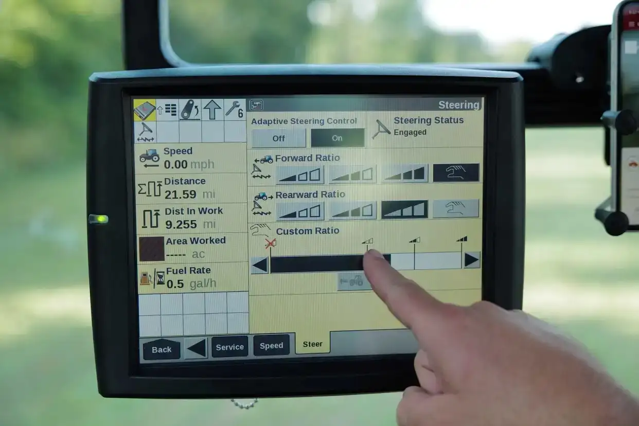 Pro 700 functionality, with close up on monitor