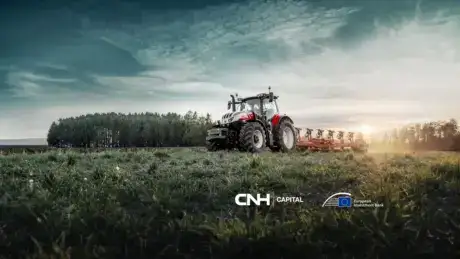 A STEYR tractor on a field