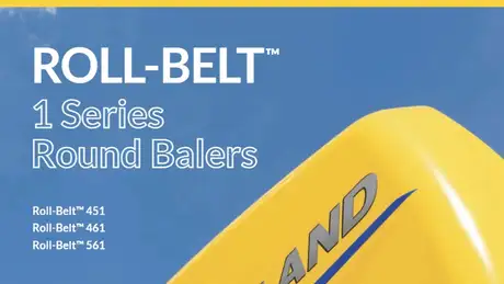 Roll-Belt™ 1 Series Round Balers - Brochure