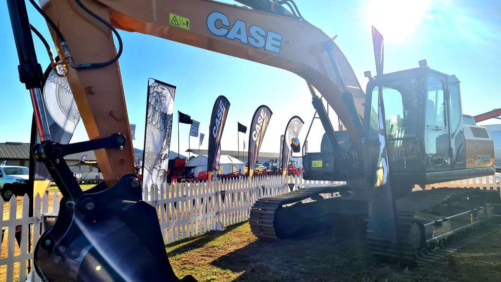 CASE Construction leaves its mark at Grain SA’s NAMPO Cape 2022