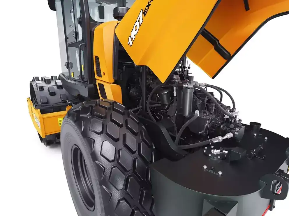 rolo compactador case construction motor