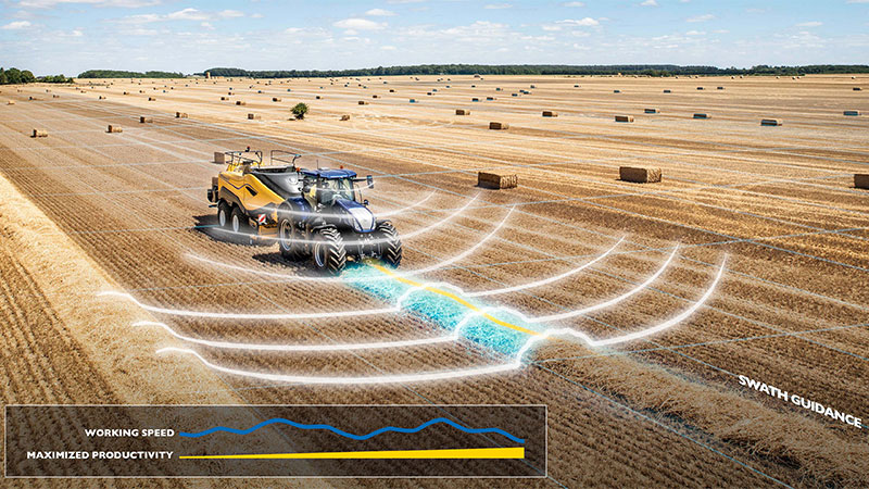 IntelliSense – inteligentne sterowanie prasą  kostkującą New Holland