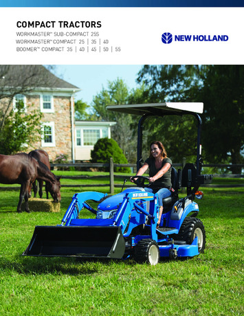 Compact Tractors - Brochure