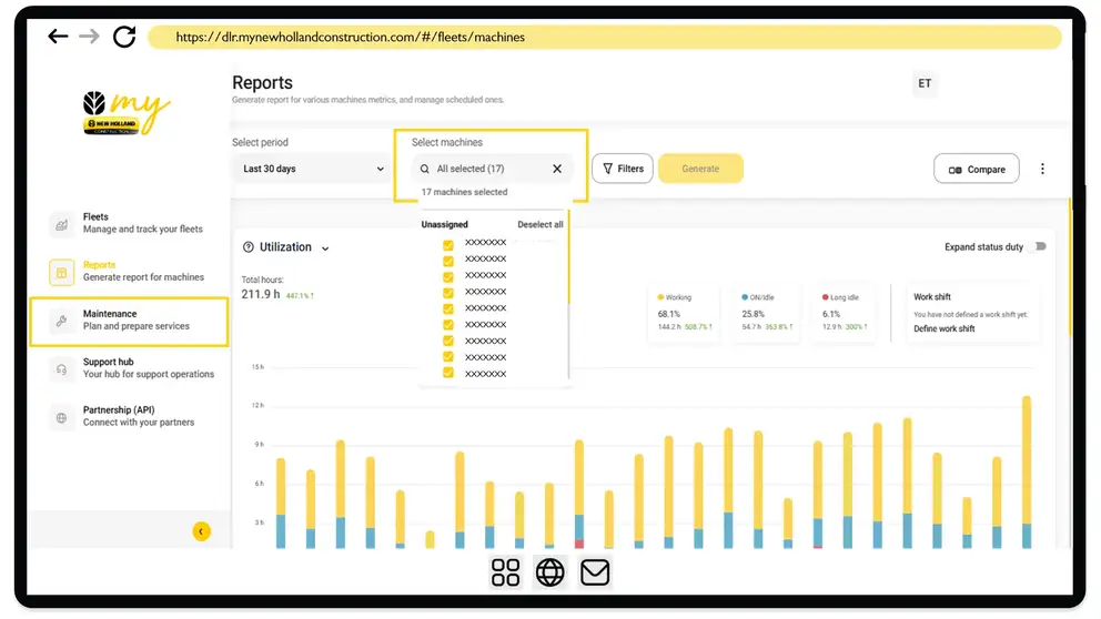 MyNewHollandConstruction - Optimize your fleet performance