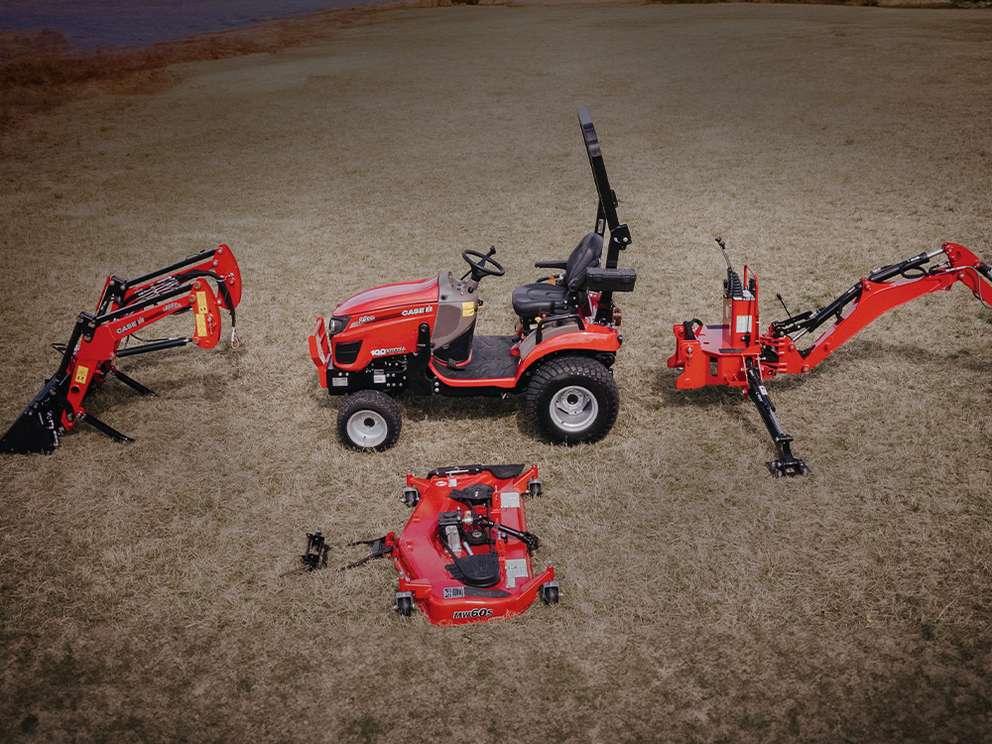 Case IH Red Set Go campaign featuring Compact Farmall Sub