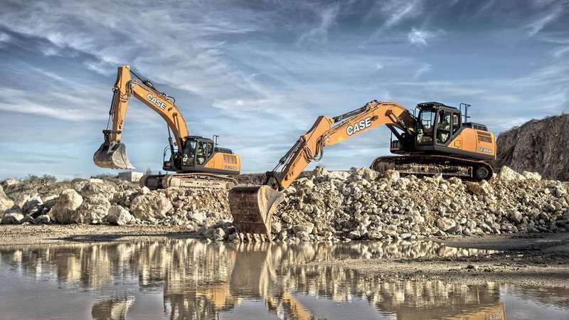 Górnictwo i wydobycie Zastosowania CASE Construction Equipment