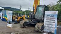 CASE construction equipment holds exhibition in Yilan County, Taiwan