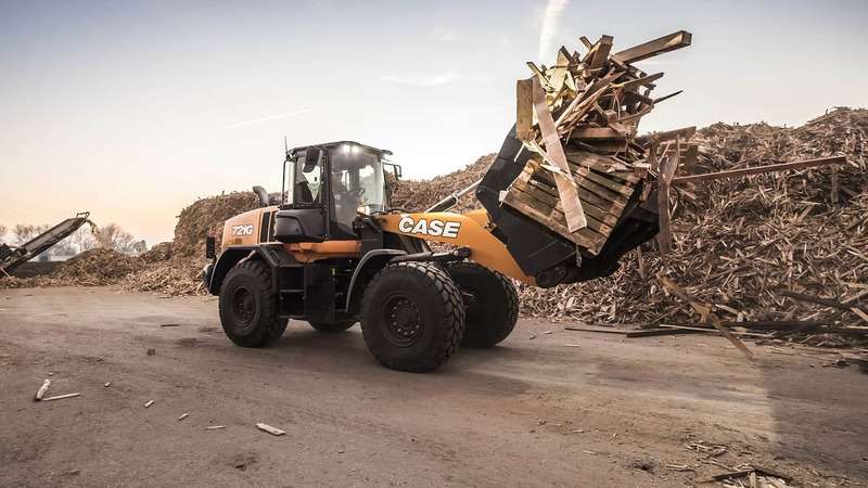 CASE Construction Equipment Waste & Recycling Industry