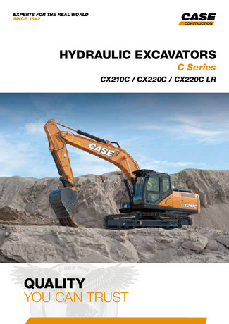 C-Series Crawler Excavators - CX210C/CX220C/CX220C LR