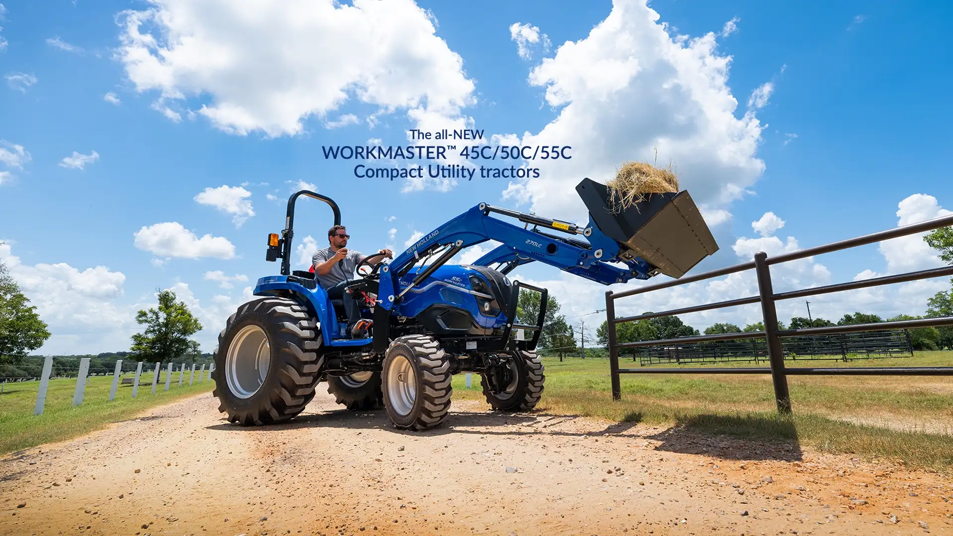 The all-NEW WORMASTER 45C/50C/55C Compact Utility Tractors