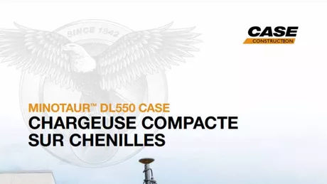 Chargeuse Compacte sur Chenilles CASE - Brochure