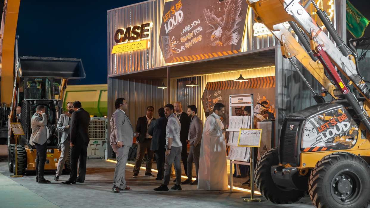 CASE Construction Makes a Powerful Statement at Saudi Infrastructure Expo