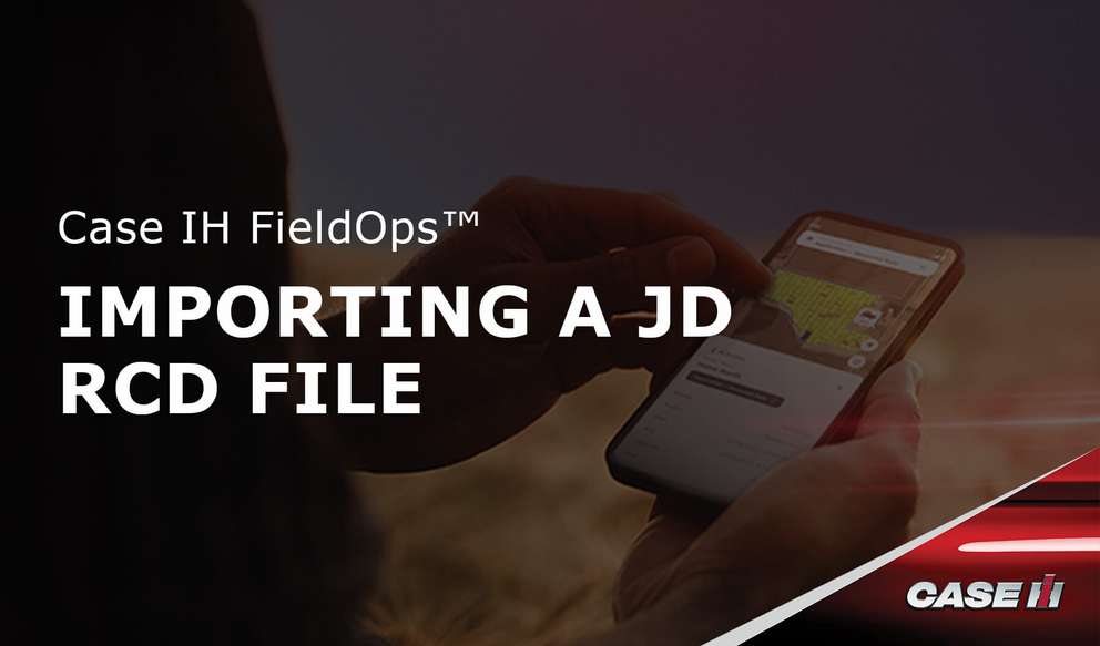 CIH_Importing_JD_RCD