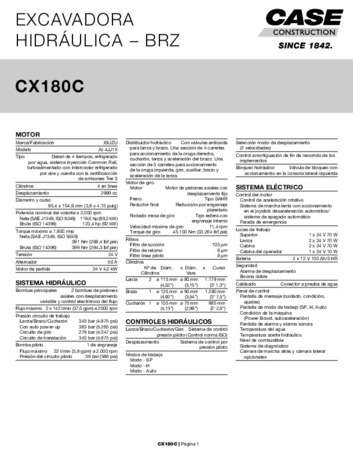Encarte - CX180C