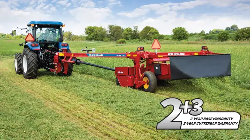 New Holland 2+3 Warranty for disc-mower conditioners